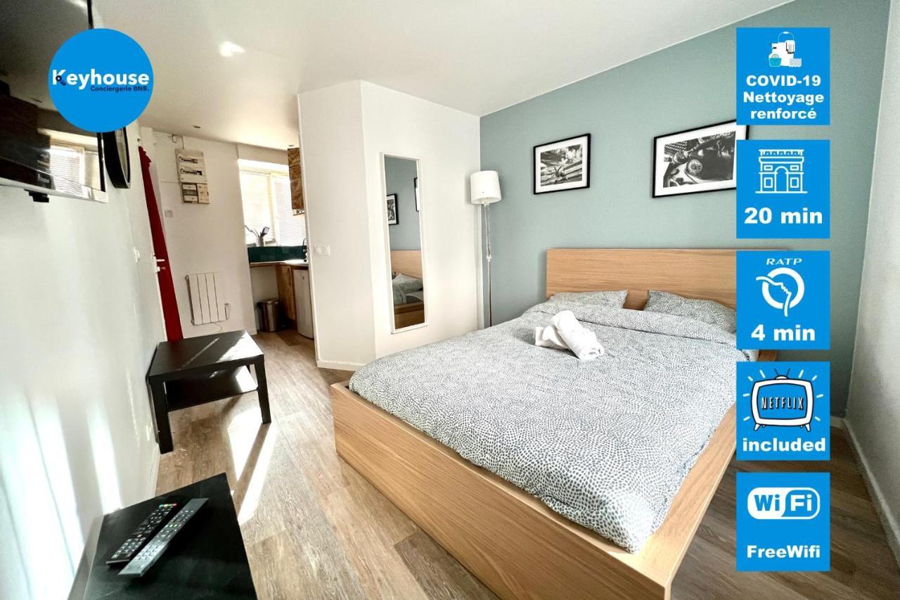 Studio 2 People Wifi Netflix Proche Paris Apartment Le Pre-Saint-Gervais Exterior photo
